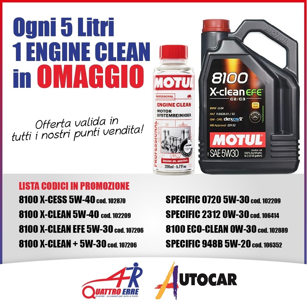 PROMO OLIO 5L MOTUL